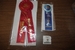 Awana Sparks Award ribbons and Pin